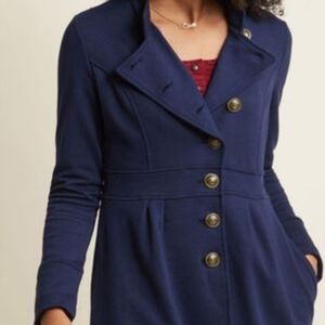 Modcloth Knit Jacket in Navy Size M NWOT